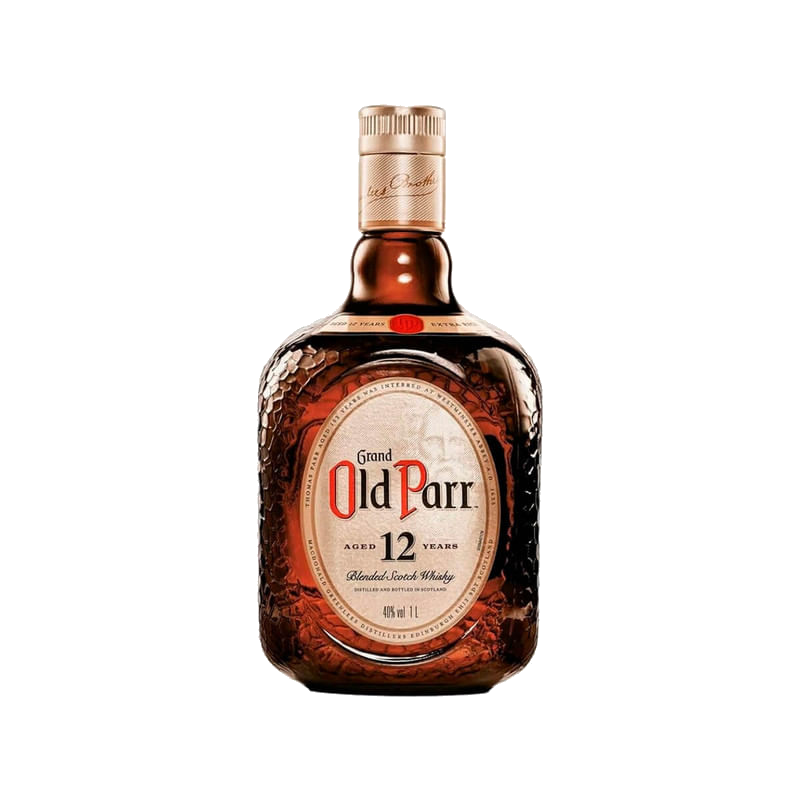 Botella original de Old Parr 12 Años