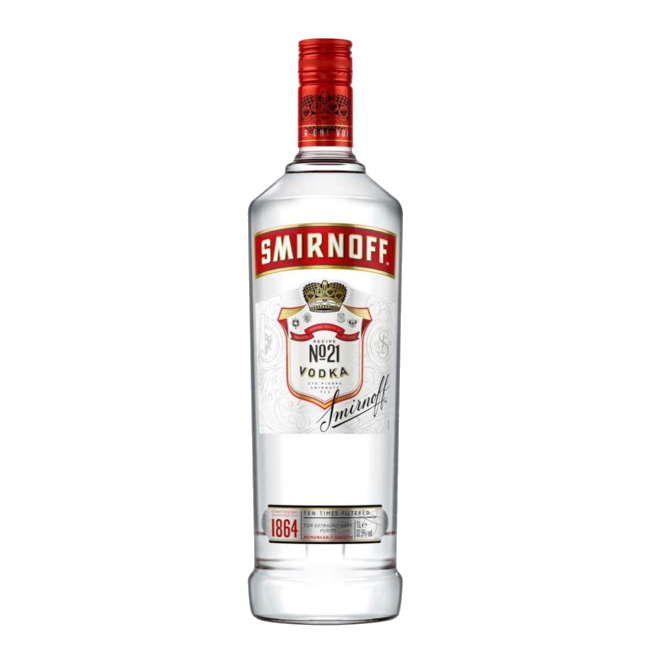 Botella original de Smirnoff